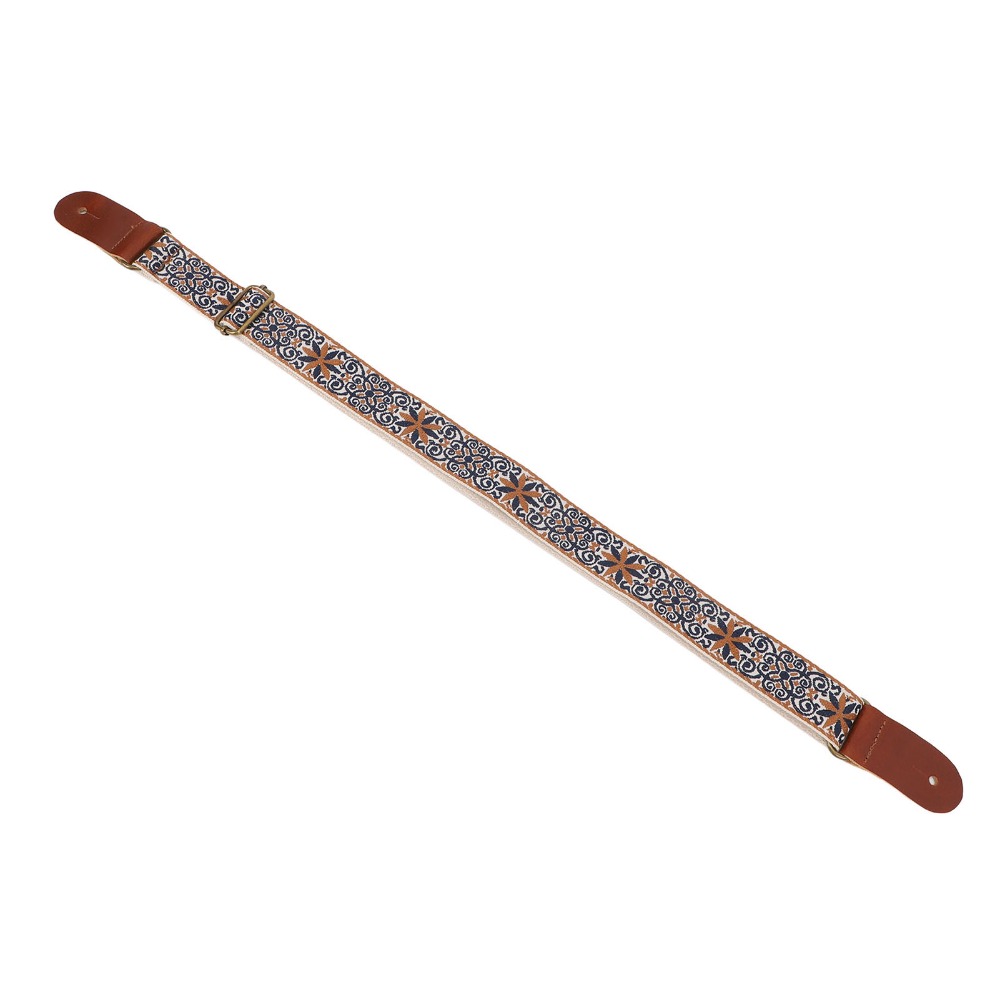 Musical Instrument Ukulele - 2Sets Premium Embroidery Style Ukulele Strap
