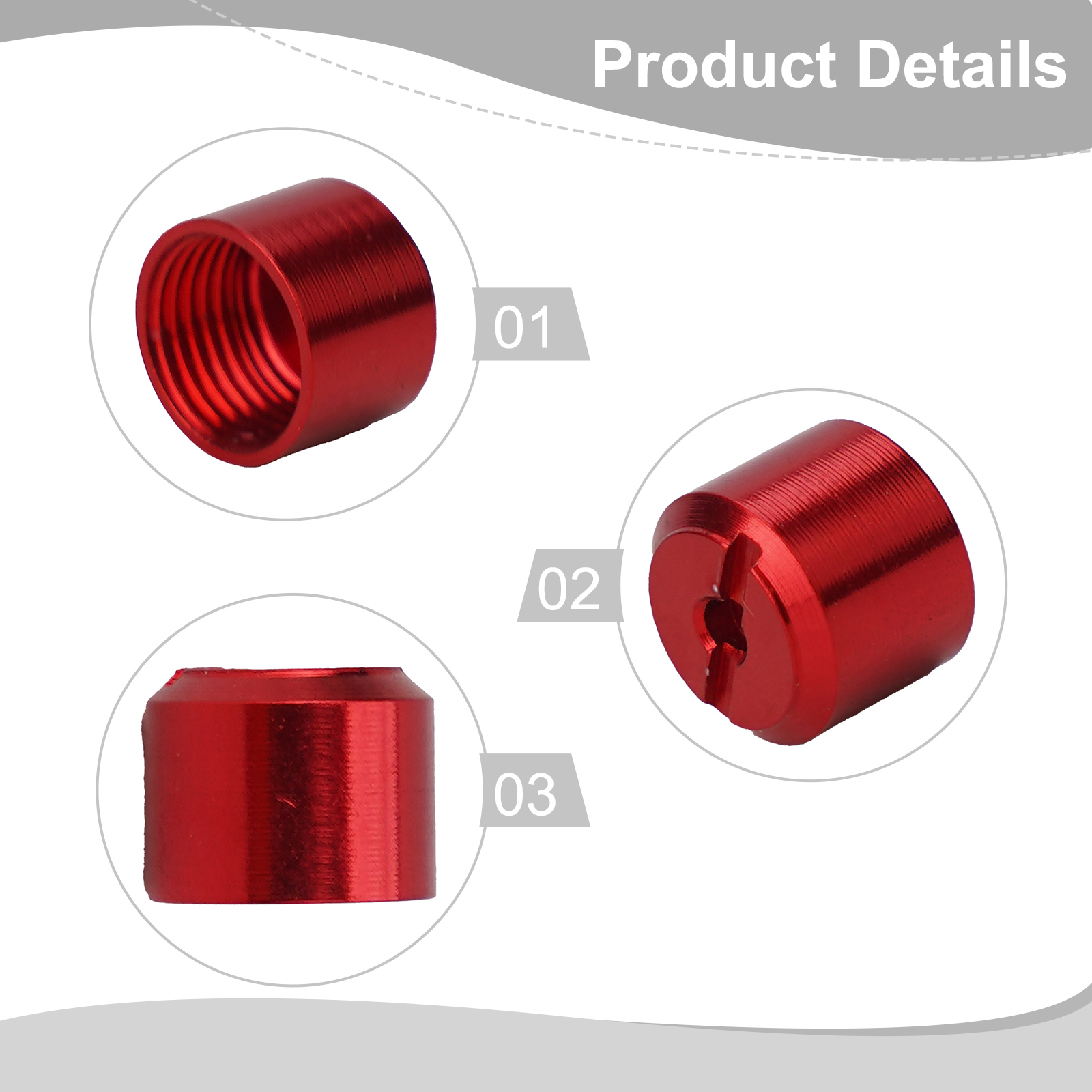 Ocean Drum Wave - 1 Piece Metal Nuts High Quality