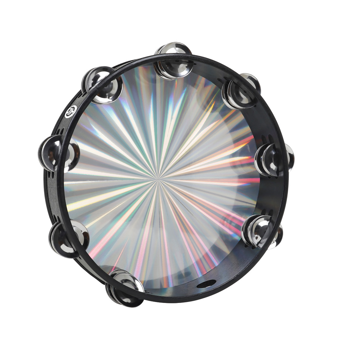 10 Inch Tambourine Hand Crank  - Musical Instrument Art 评论和价格