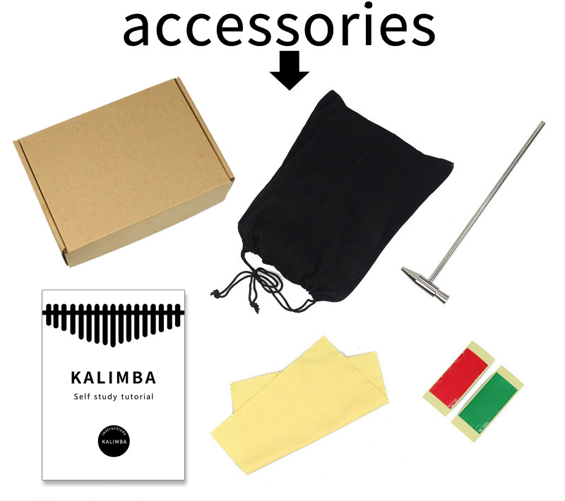 Colorful 21 Key Kalimba Kids C - Musical Instrument For Beginners 评论和价格