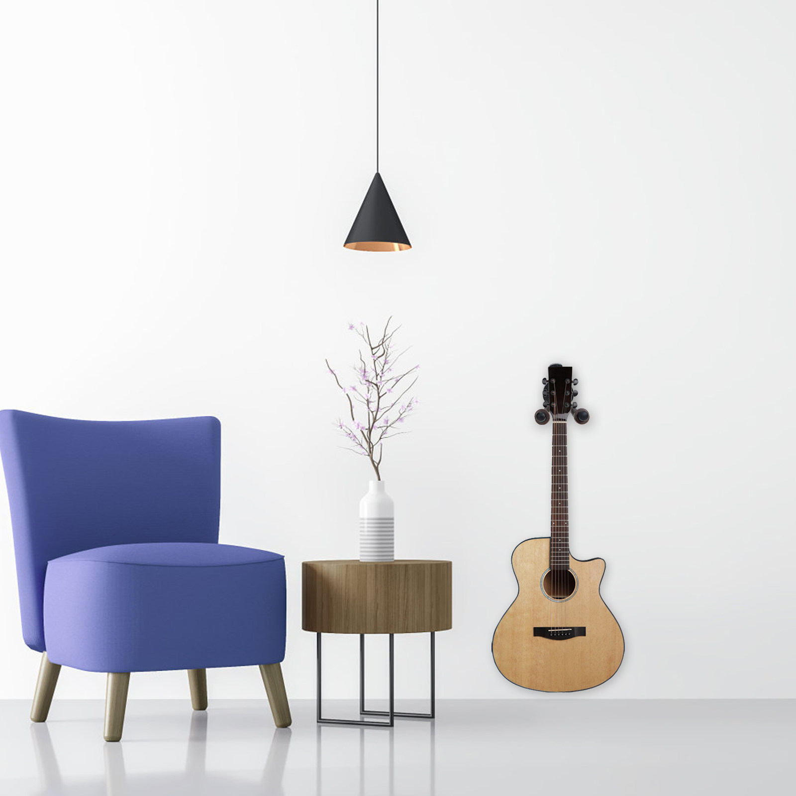 Guitar Wall Hanger Sturdy Soli - Musical Instrument Ukulele 评论和价格