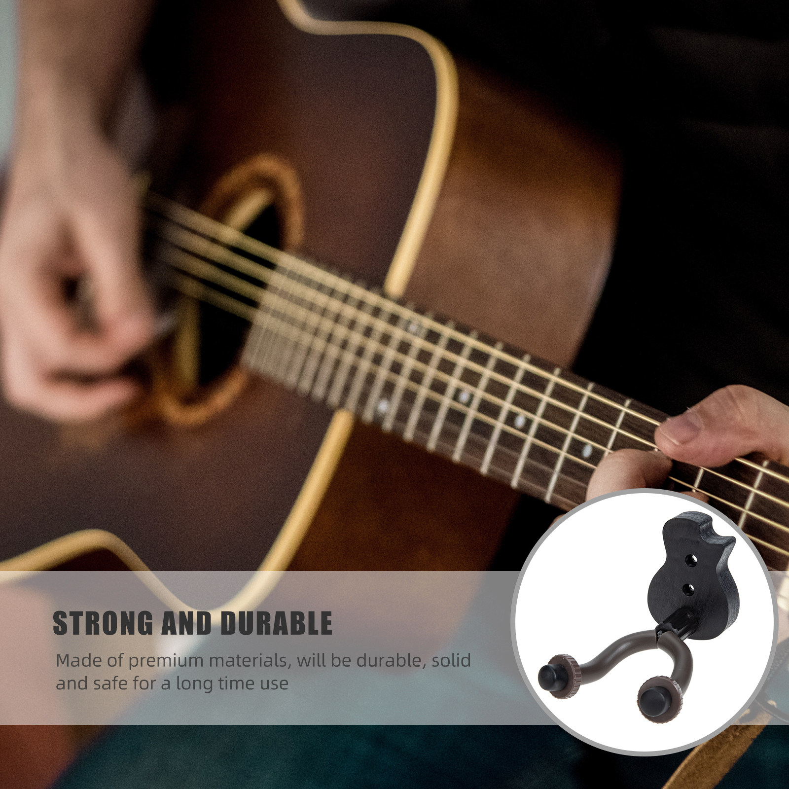Guitar Wall Hanger Sturdy Soli - Musical Instrument Ukulele 评论和价格