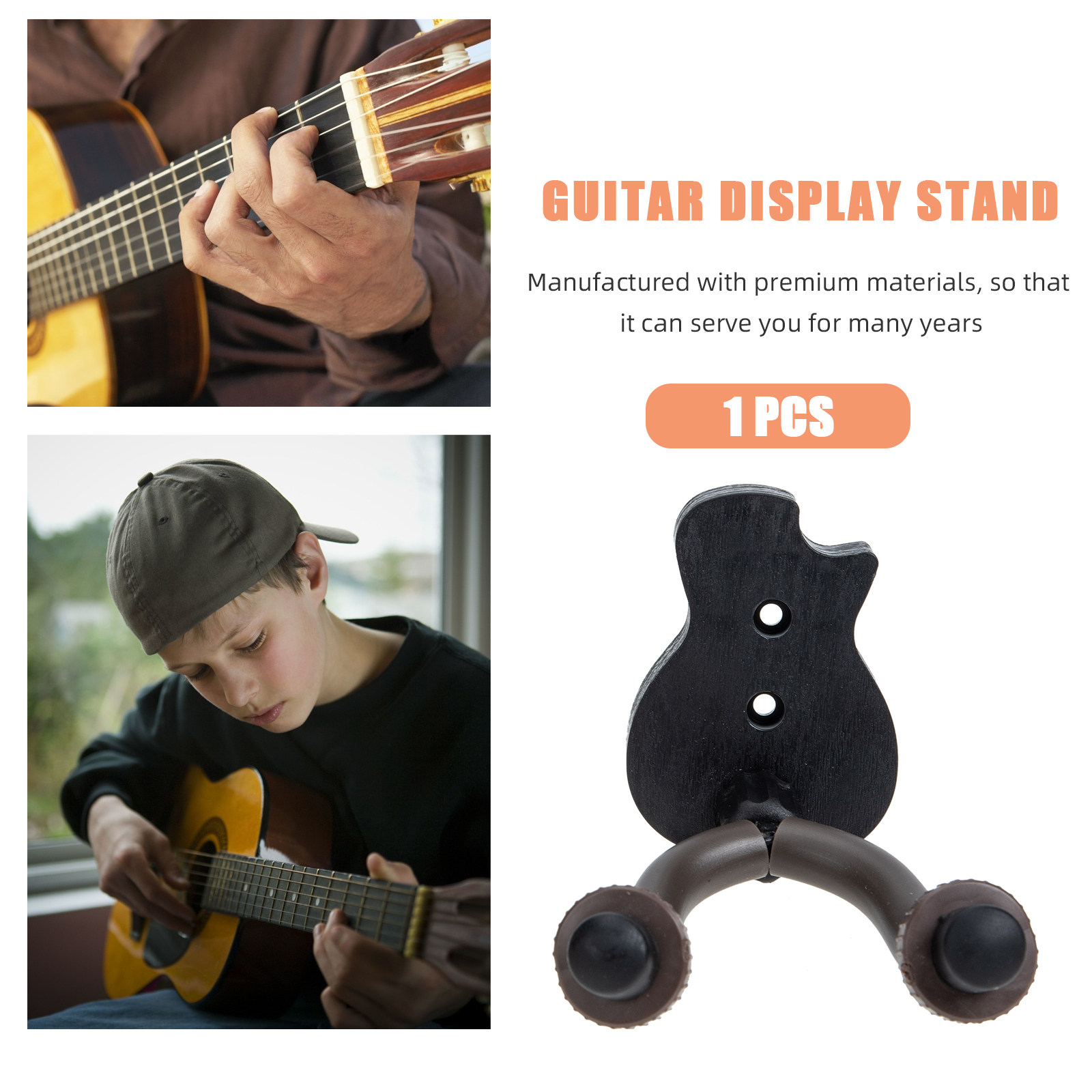Guitar Wall Hanger Sturdy Soli - Musical Instrument Ukulele 评论和价格