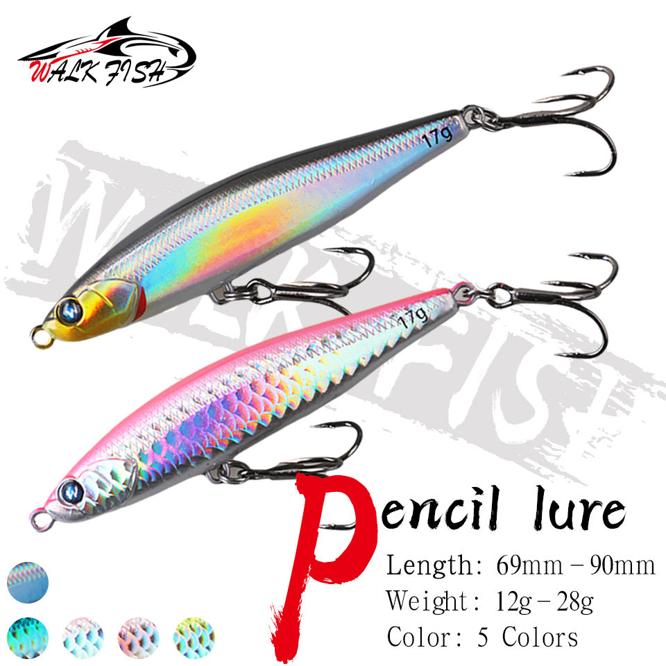 WALK FISH 1PCS 12g-28g Sinking - Rain Stick Percussion 评论和价格