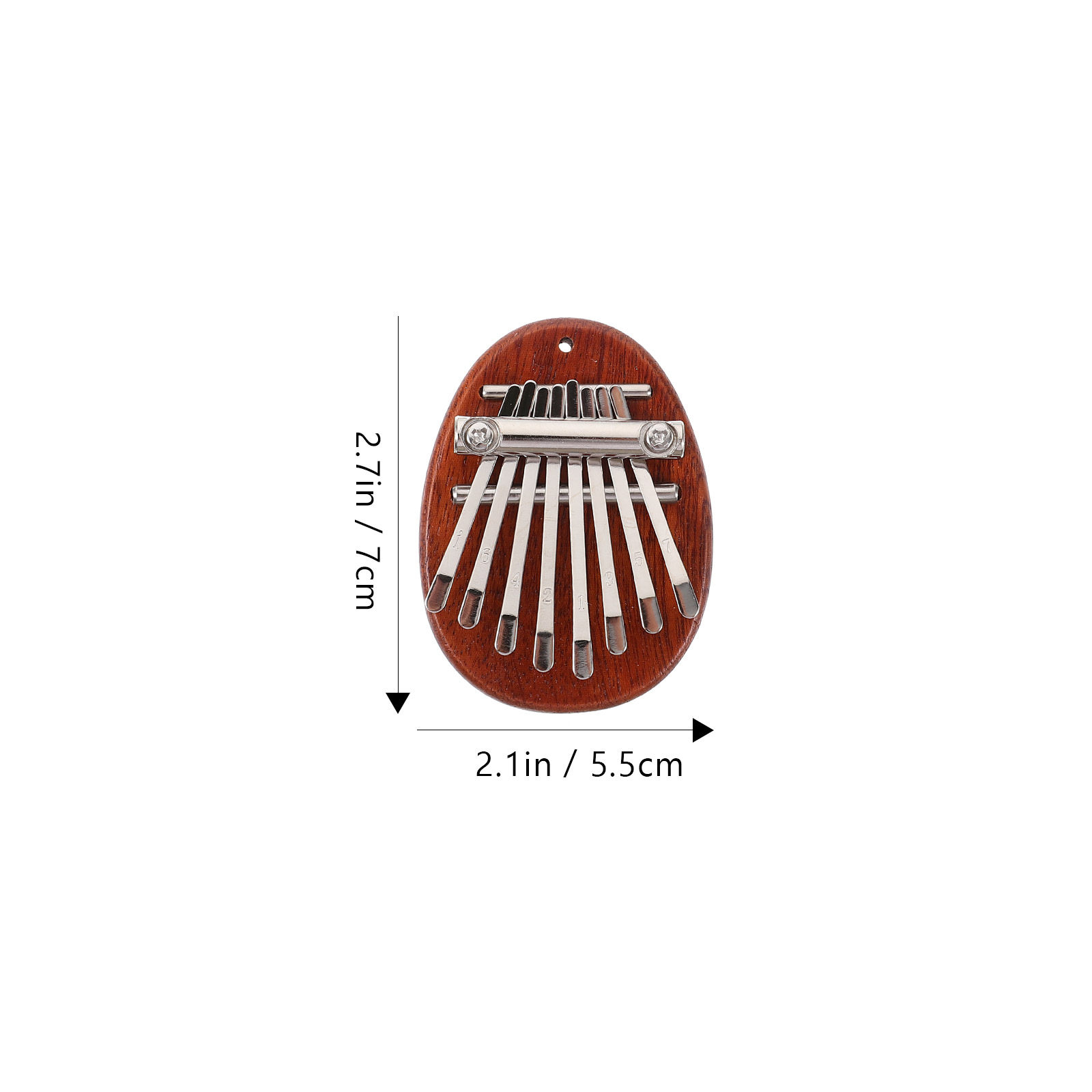 1Set Kalimba Mini 8 Keys Thumb - Musical Instrument For Beginners 评论和价格