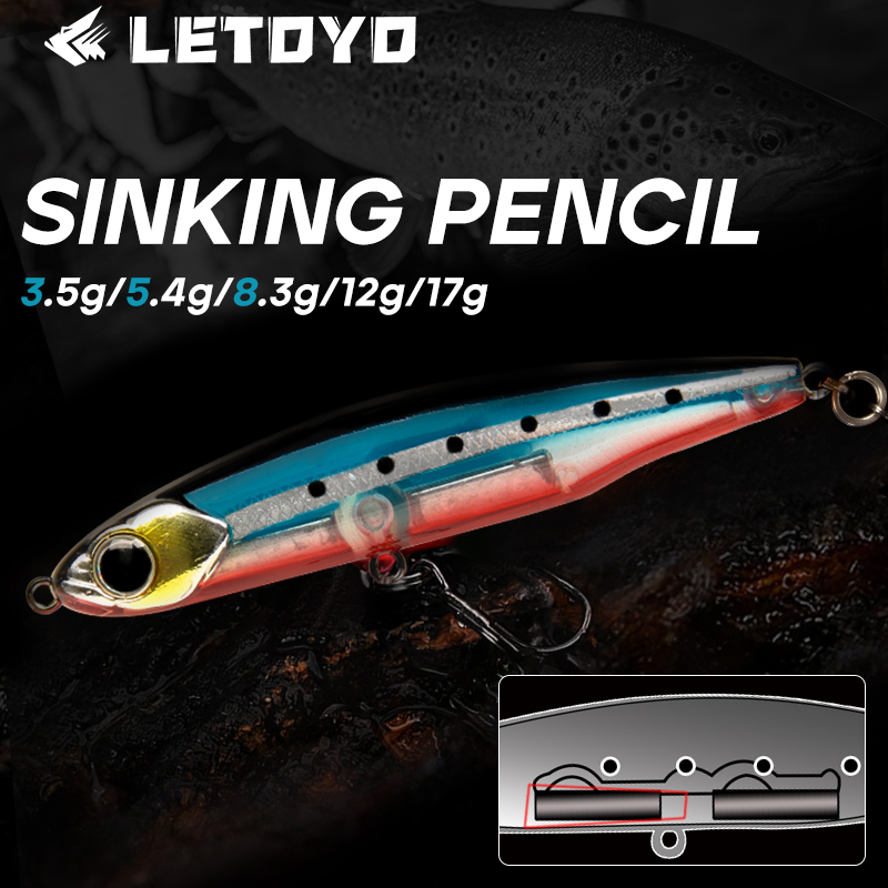 LETOYO Sinking Pencil 17g 12g- - Rain Stick Percussion 评论和价格