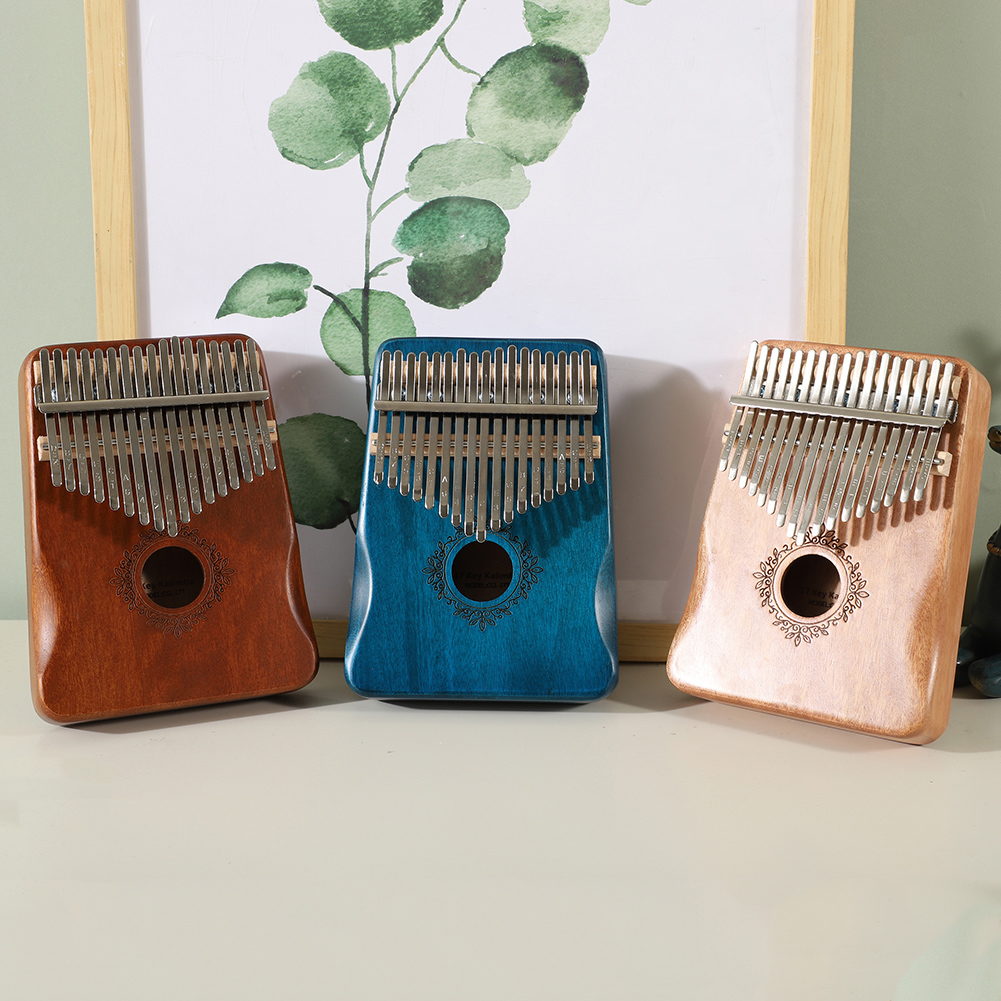8/17Keys Mini Wooden Kalimba H - Musical Instrument For Beginners 评论和价格