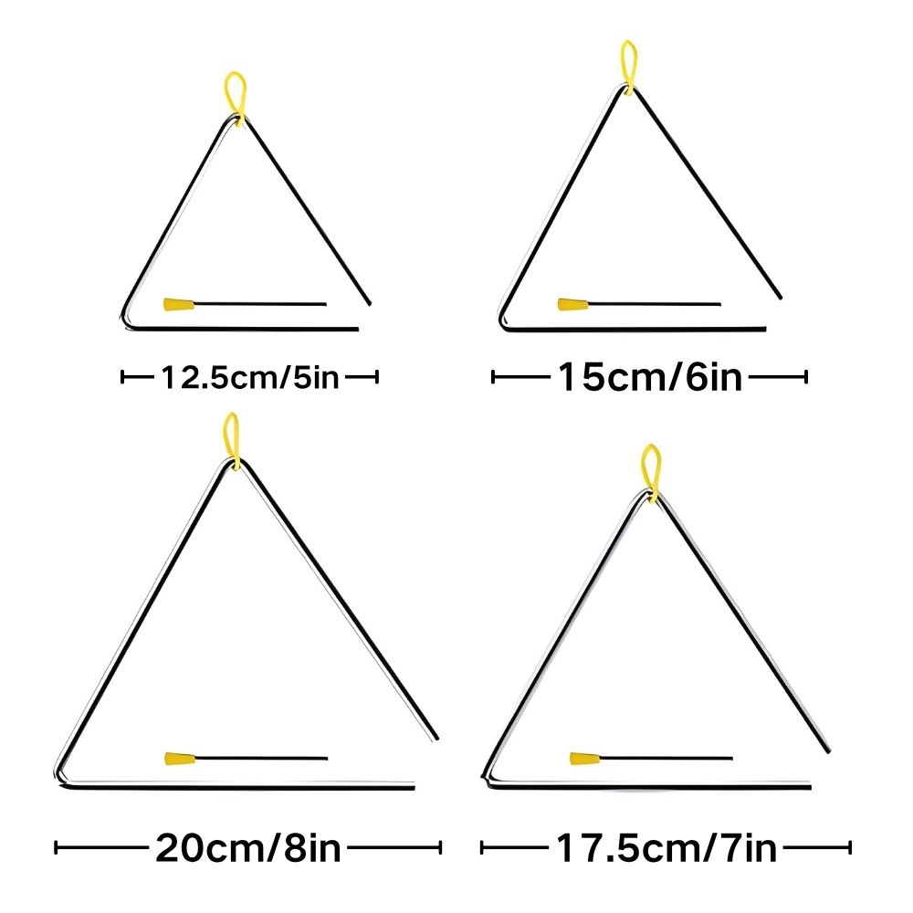 5/6/7/8inch Orff Triangle Perc - Triangle Beater Music 评论和价格