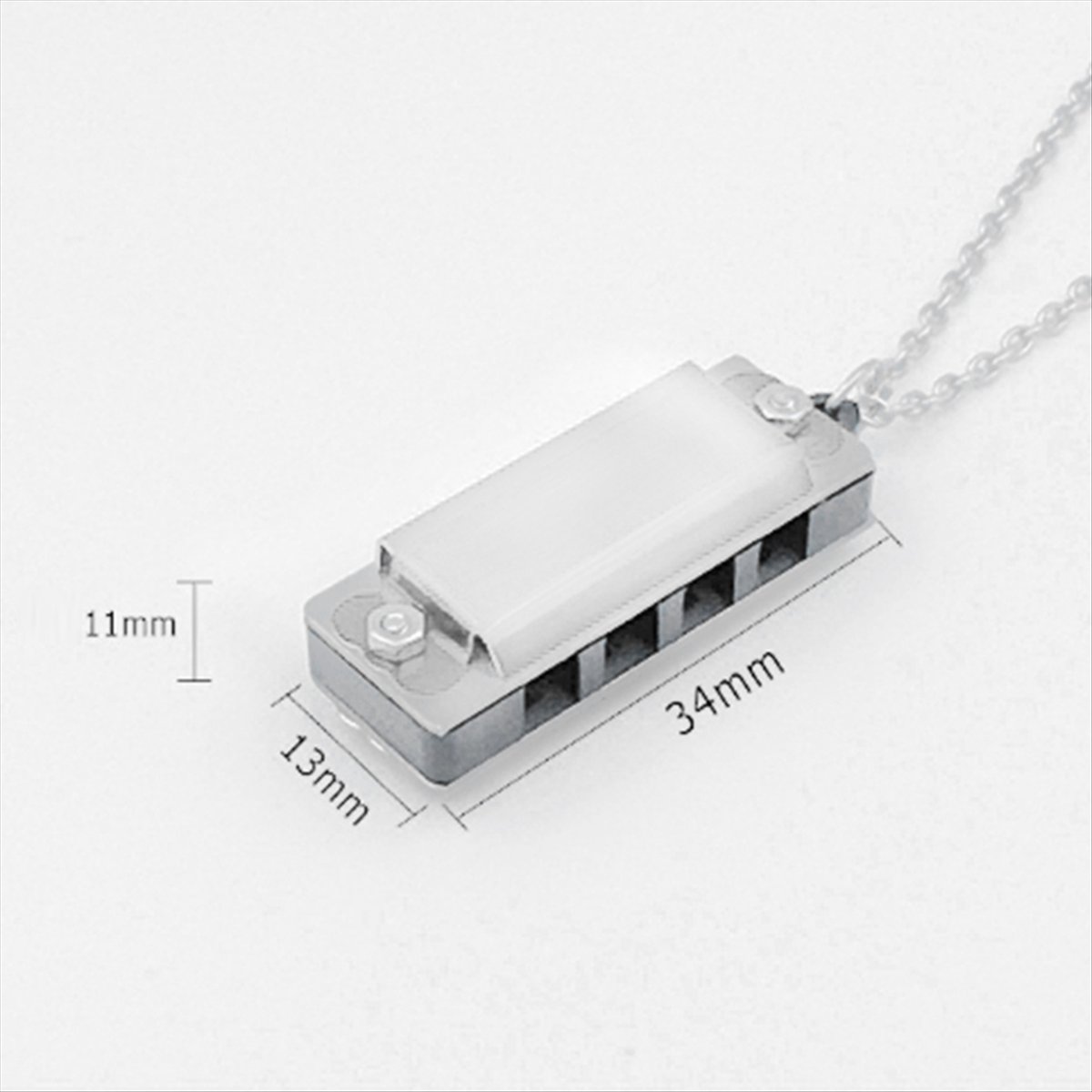 ABXY Mini Harmonica Necklace 4 - Musical Instrument For Beginners 评论和价格