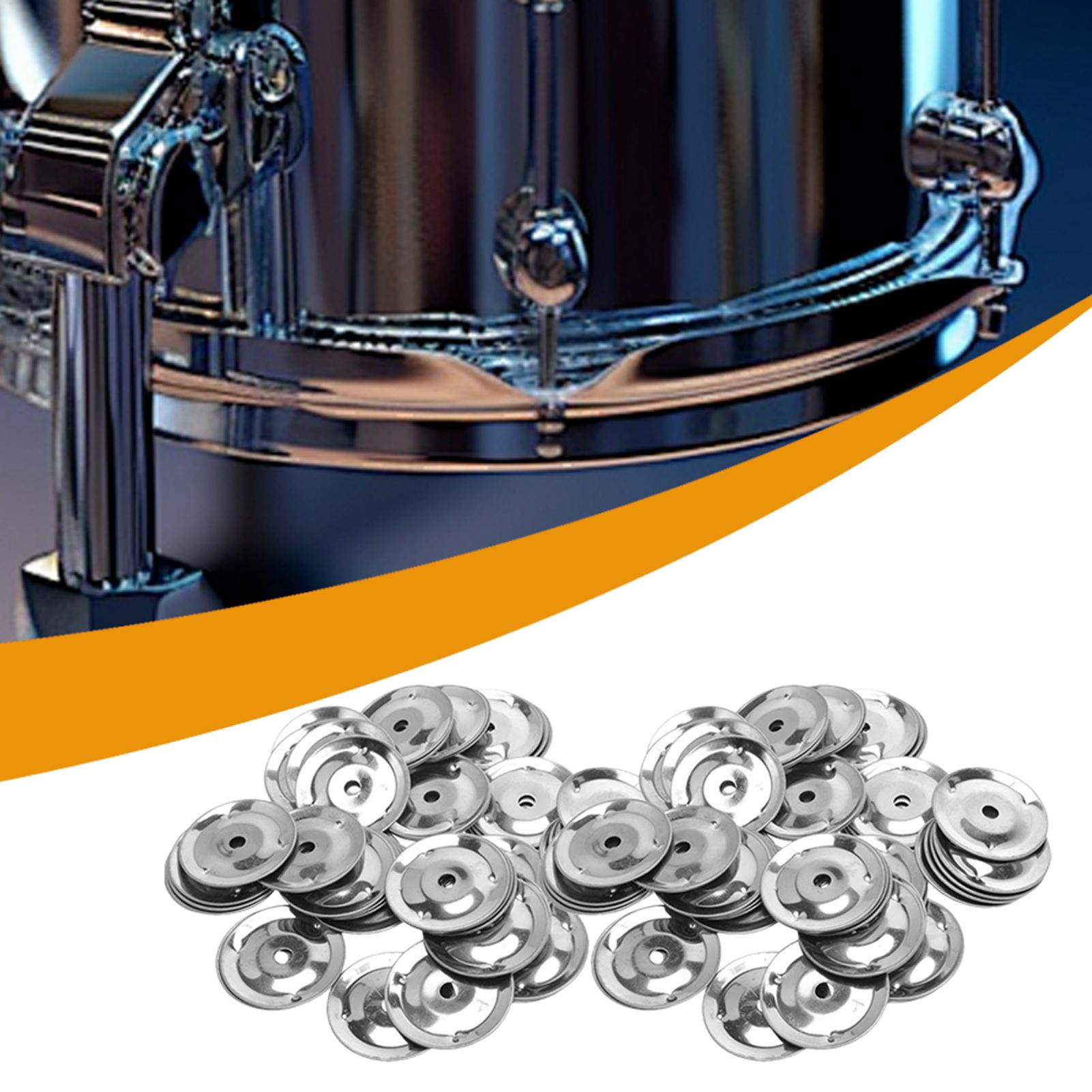 50pcs Tambourine Ring Cymbals  - Ocean Drum Wave 评论和价格