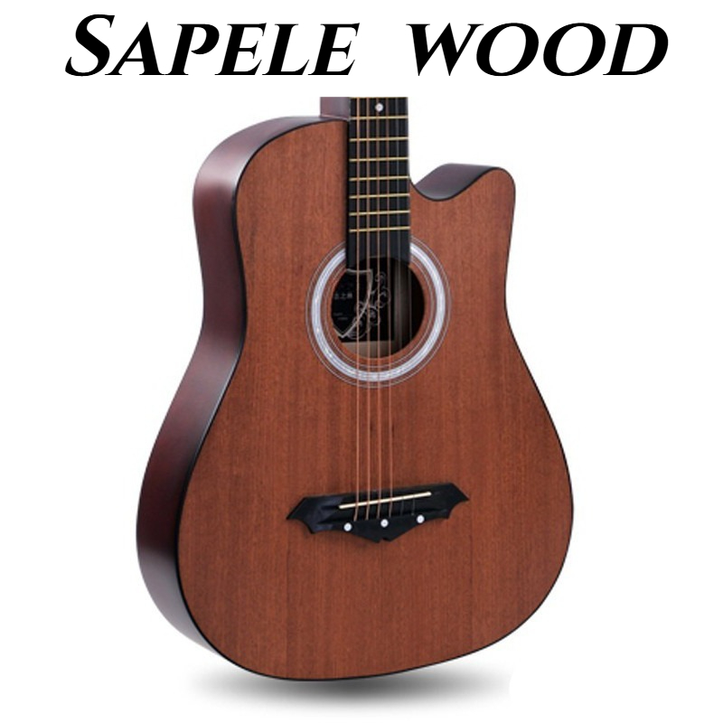 38 Inches Folk Guitar 18 Tone  - Musical Instrument For Beginners 评论和价格