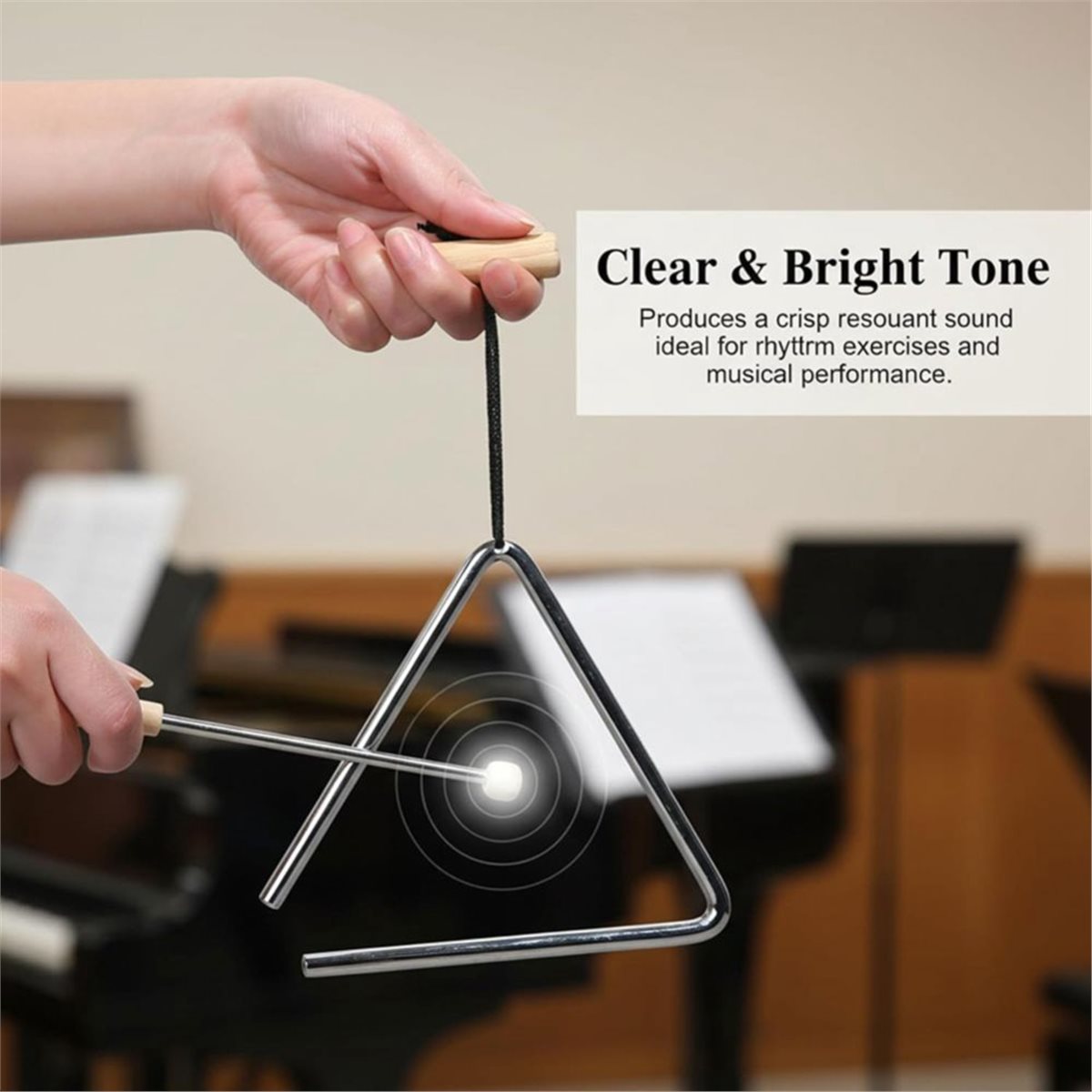 [MEGA SALE]2PCS 6 Inch Triangl - Triangle Beater Music 评论和价格