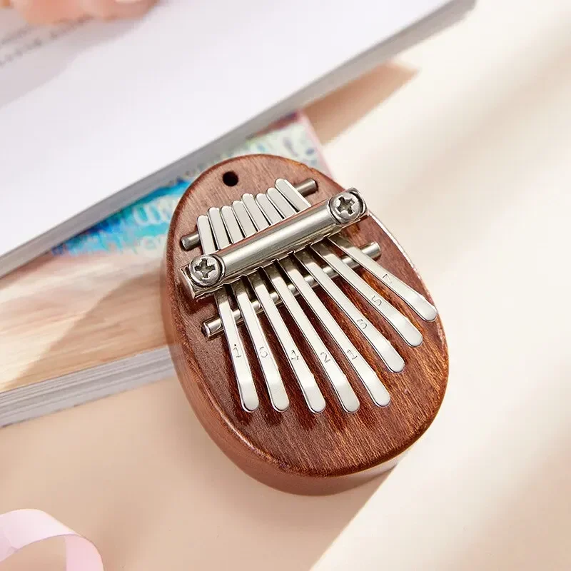 1Pcs Wood Mini Thumb Piano Mus - Musical Instrument For Beginners 评论和价格