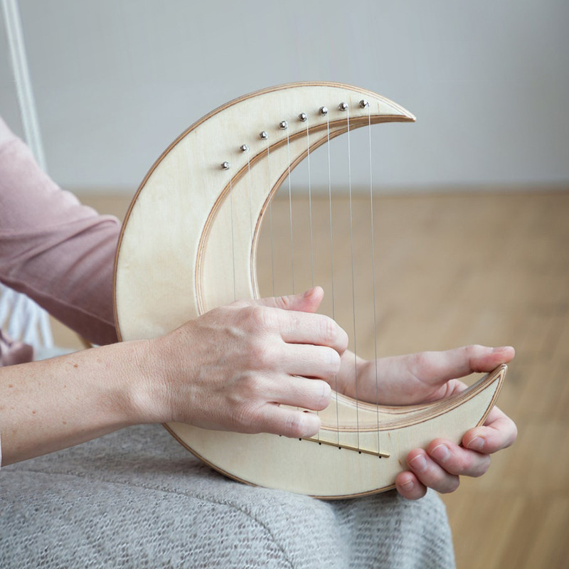 Portable Harp 15-string Lyre B - Musical Instrument Art 评论和价格