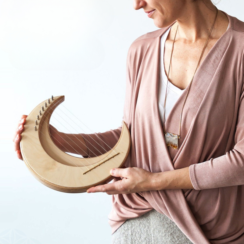 Portable Harp 15-string Lyre B - Musical Instrument Art 评论和价格