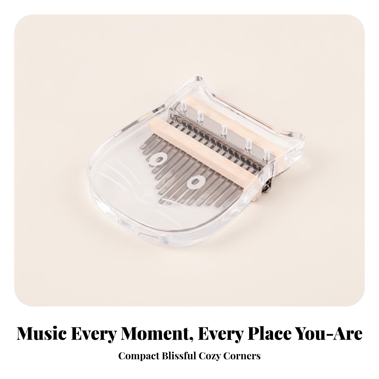Clear Cat Shape Kalimba Finger - Musical Instrument For Beginners 评论和价格