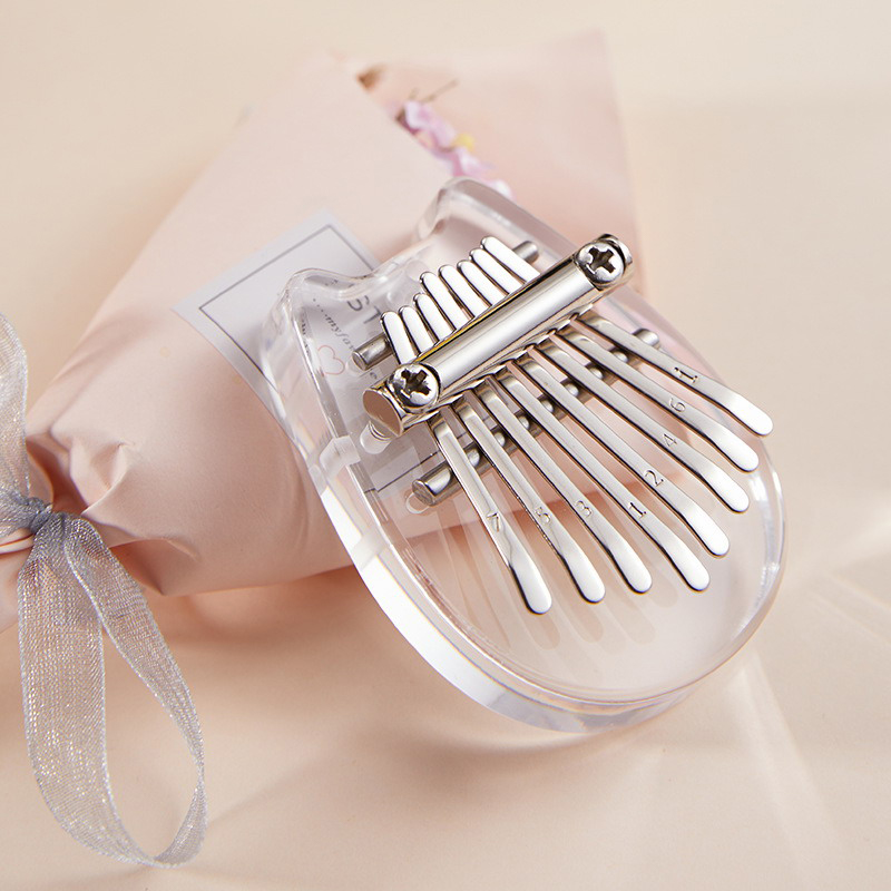 5*7cm 8Key Kalimba Thumb Piano - Musical Instrument For Beginners 评论和价格