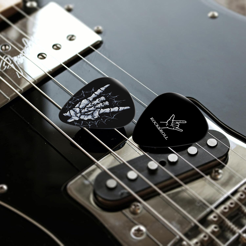 12 Pieces Guitar Picks 0.46mm  - Musical Instrument Art 评论和价格