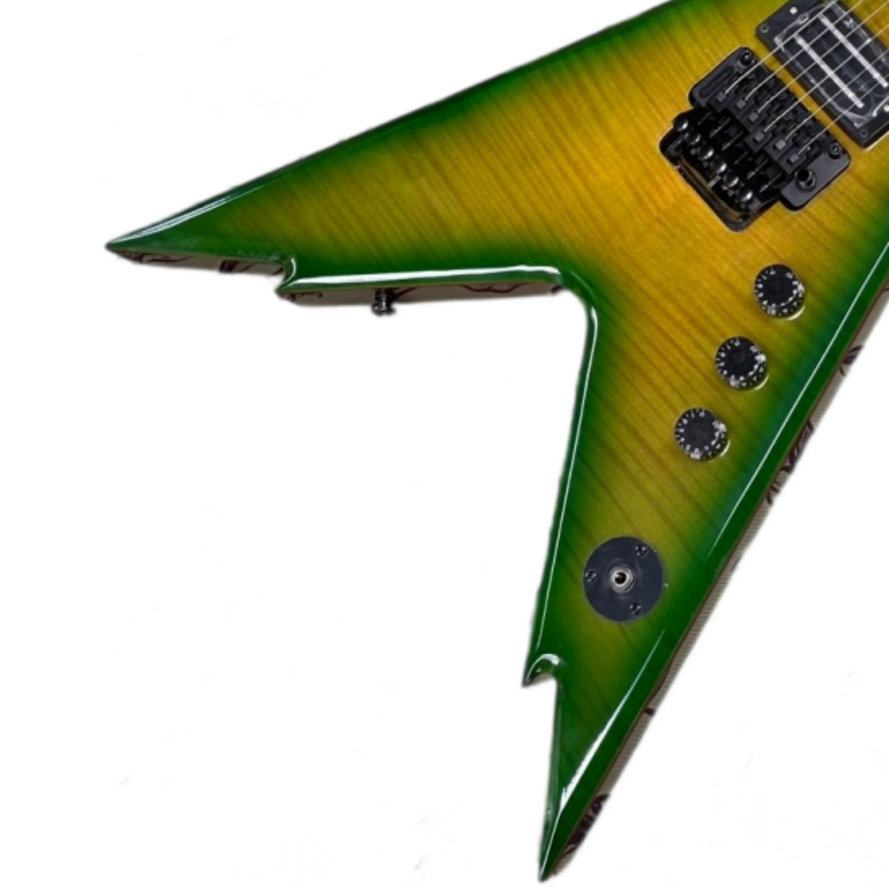Yellow-Green Gradient Solid El - Electric Guitar Beginner 评论和价格